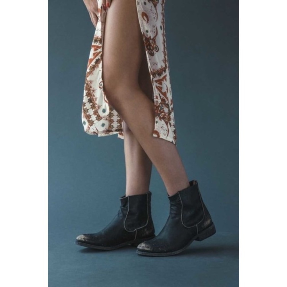 Free People x Matisse distressed leather boots